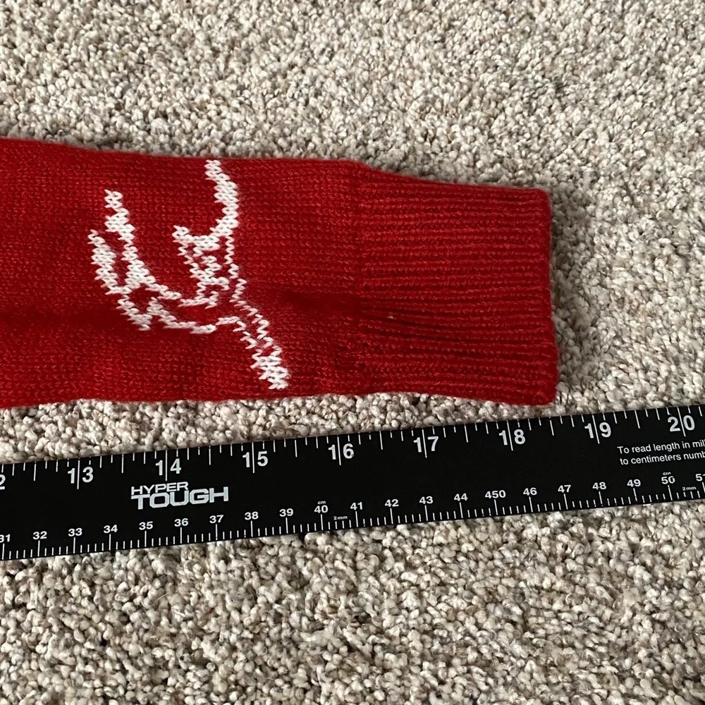 Festive Red Santa Sweater. Size S. Cute design!